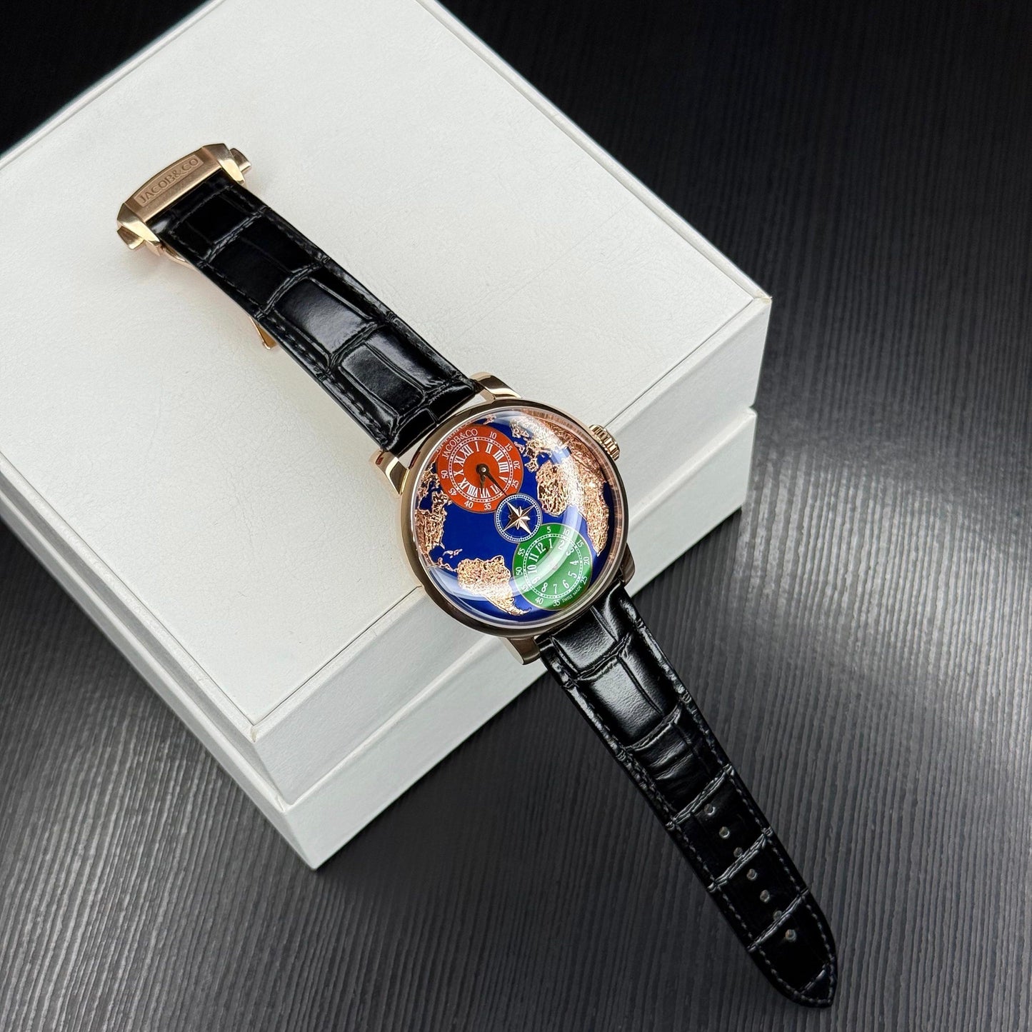 J&Co. The World Is Yours Dual Time Zone - (Automatic Watch)