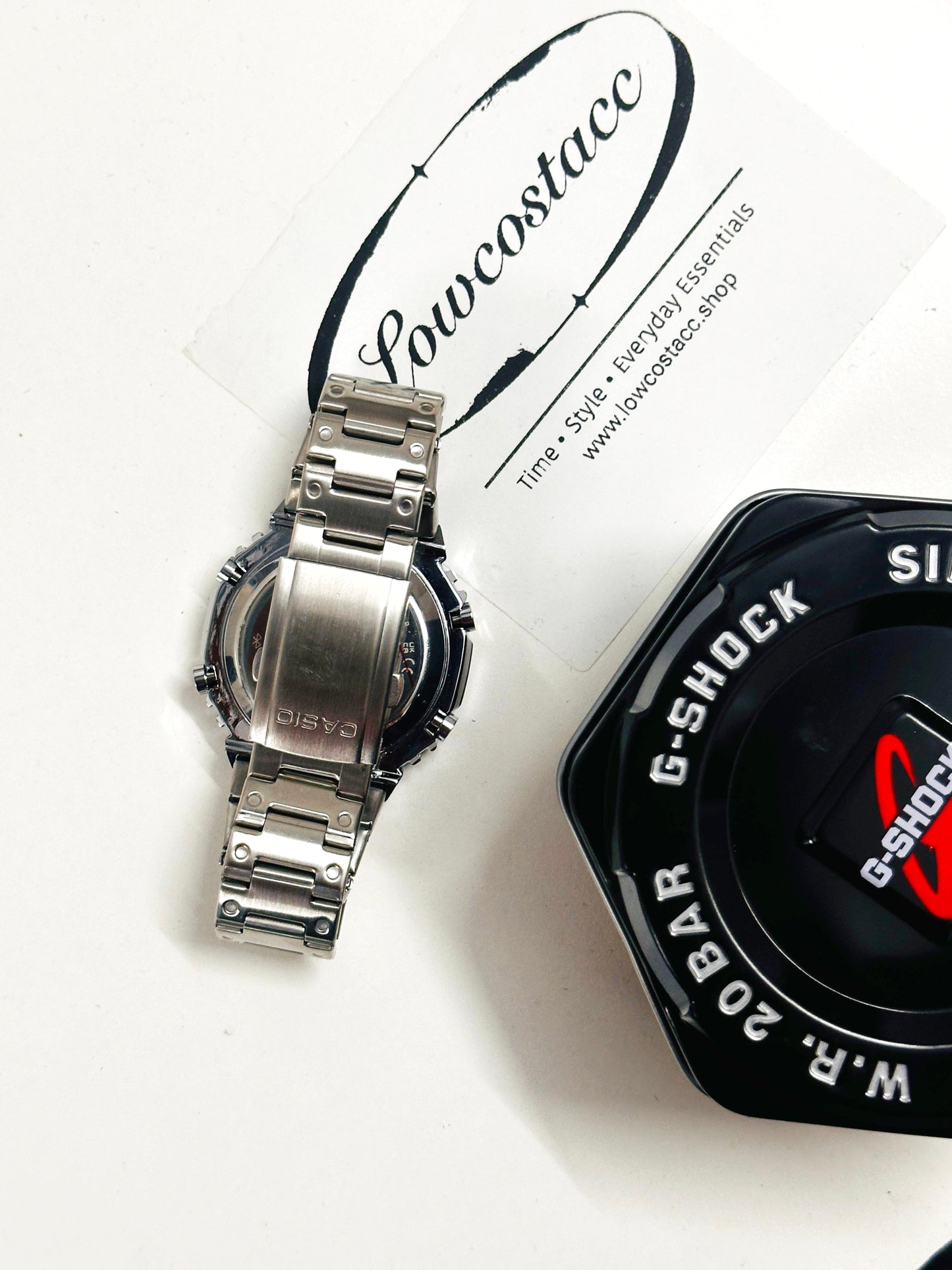 GM-2110D Analog-Digital Stainless Steel Watch