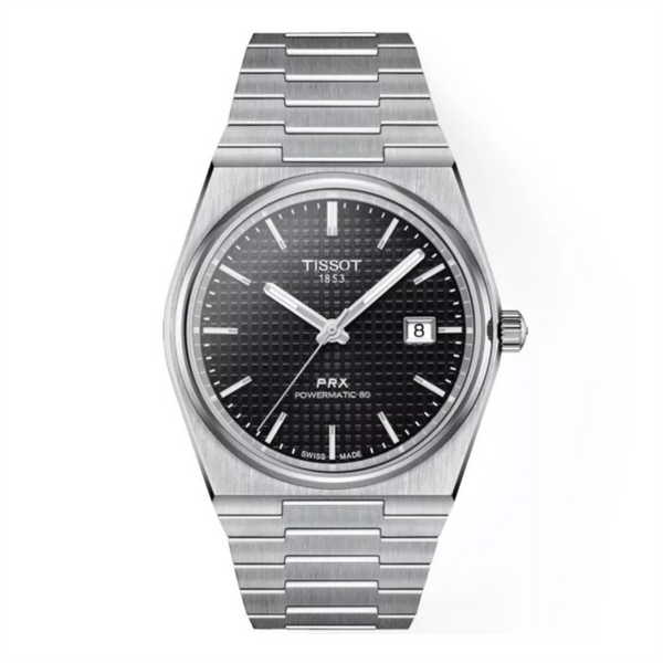 Tissot PRX Quartz Watch – Black Dial (40mm)