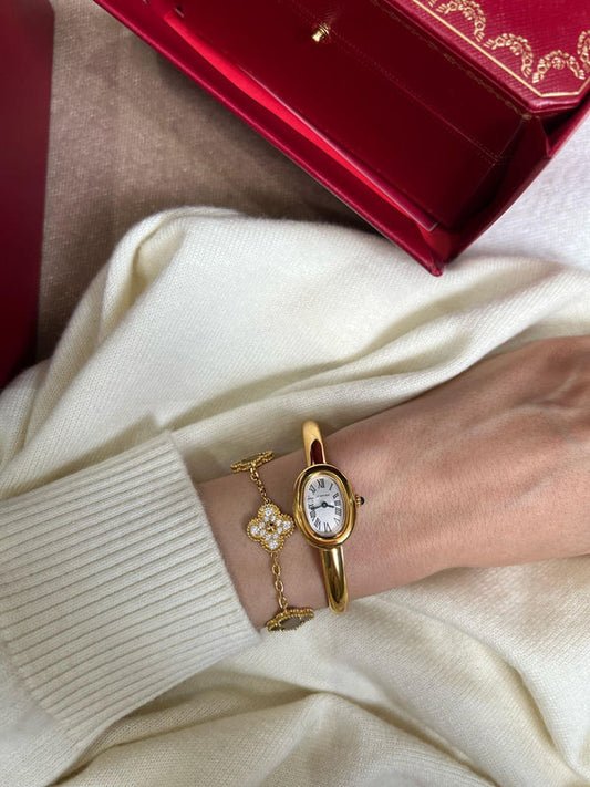 Cart*er Baignoire - Classic French Inspired Oval Watch