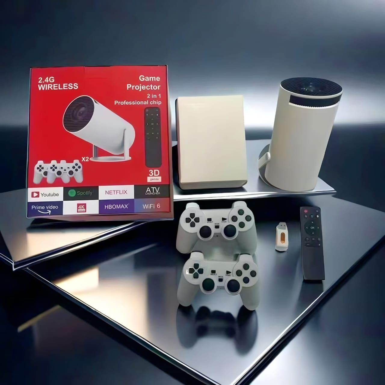 Game Projector 2   in Professional 2.4G Wireless Ultra HD