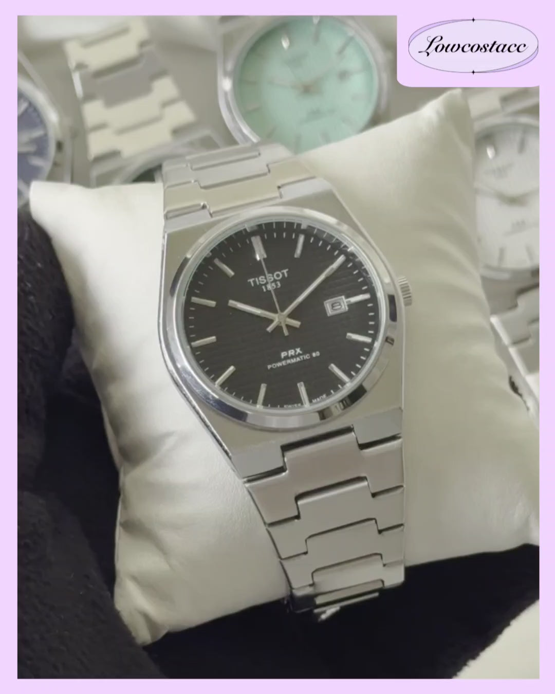 TissotPRX Powermatic (Analog Watch) - Black