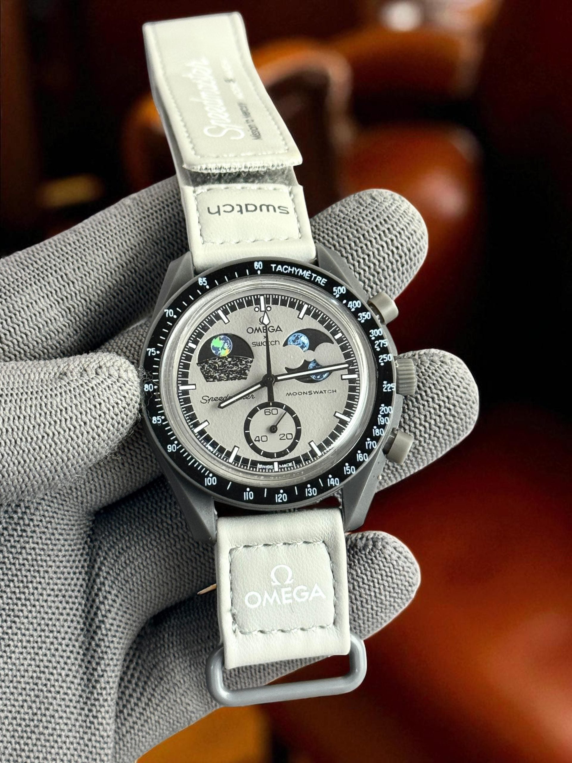 Omega x Swatch – Mission to Moon Bioceramic Watch (unisex)