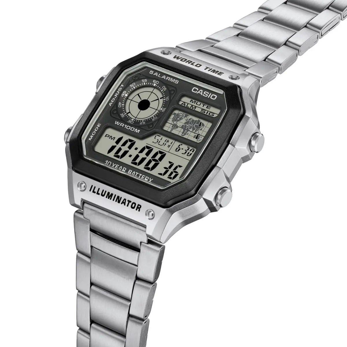 Casio AE1200 World Time Digital Watch