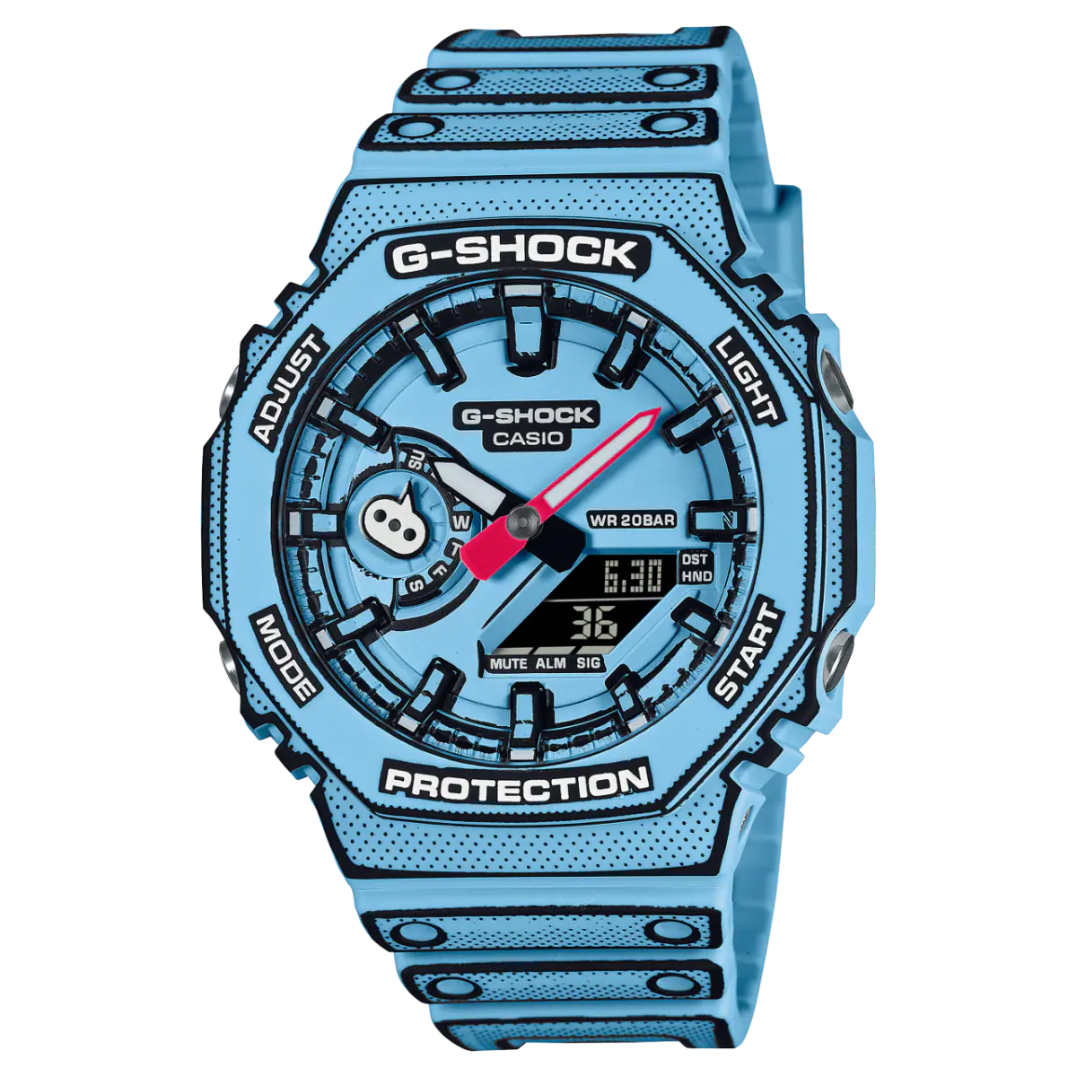 G-Shock Manga Edition (GA-2100MNG-2A) - Blue