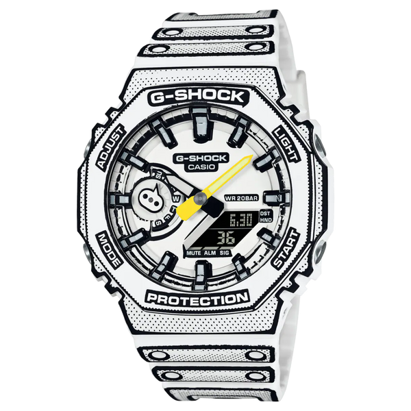 G-Shock Manga Edition (GA-2100MNG-2A) - White