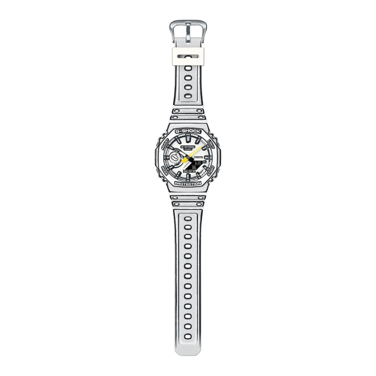 GShock-GA-2100MNG (Analog Digital Watch) - White