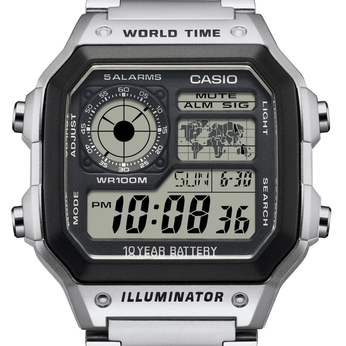 Casio AE1200 World Time Digital Watch