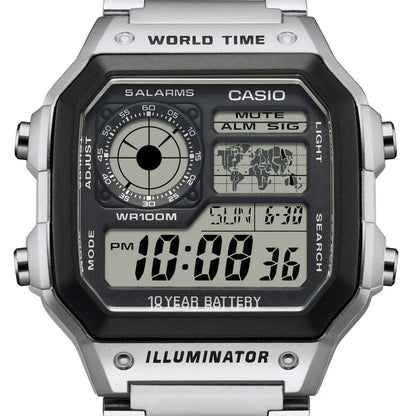 Casio AE1200 World Time Digital Watch