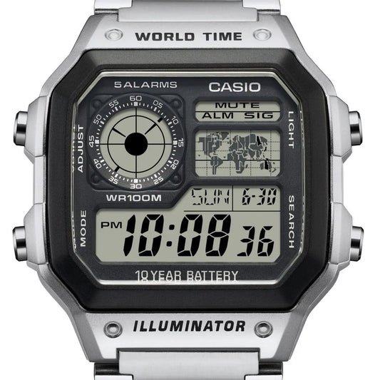 Casio AE1200 World Time Digital Watch