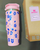 STANLEY – Insulated Flip Straw Tumbler Labubu Cute Pink Design | Hot & Cold Bottle