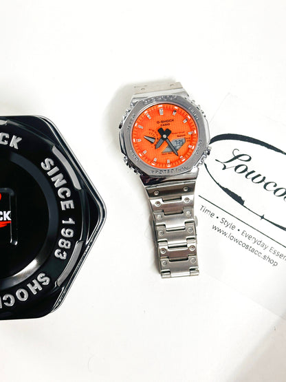 GM-2110D Analog-Digital Stainless Steel Watch