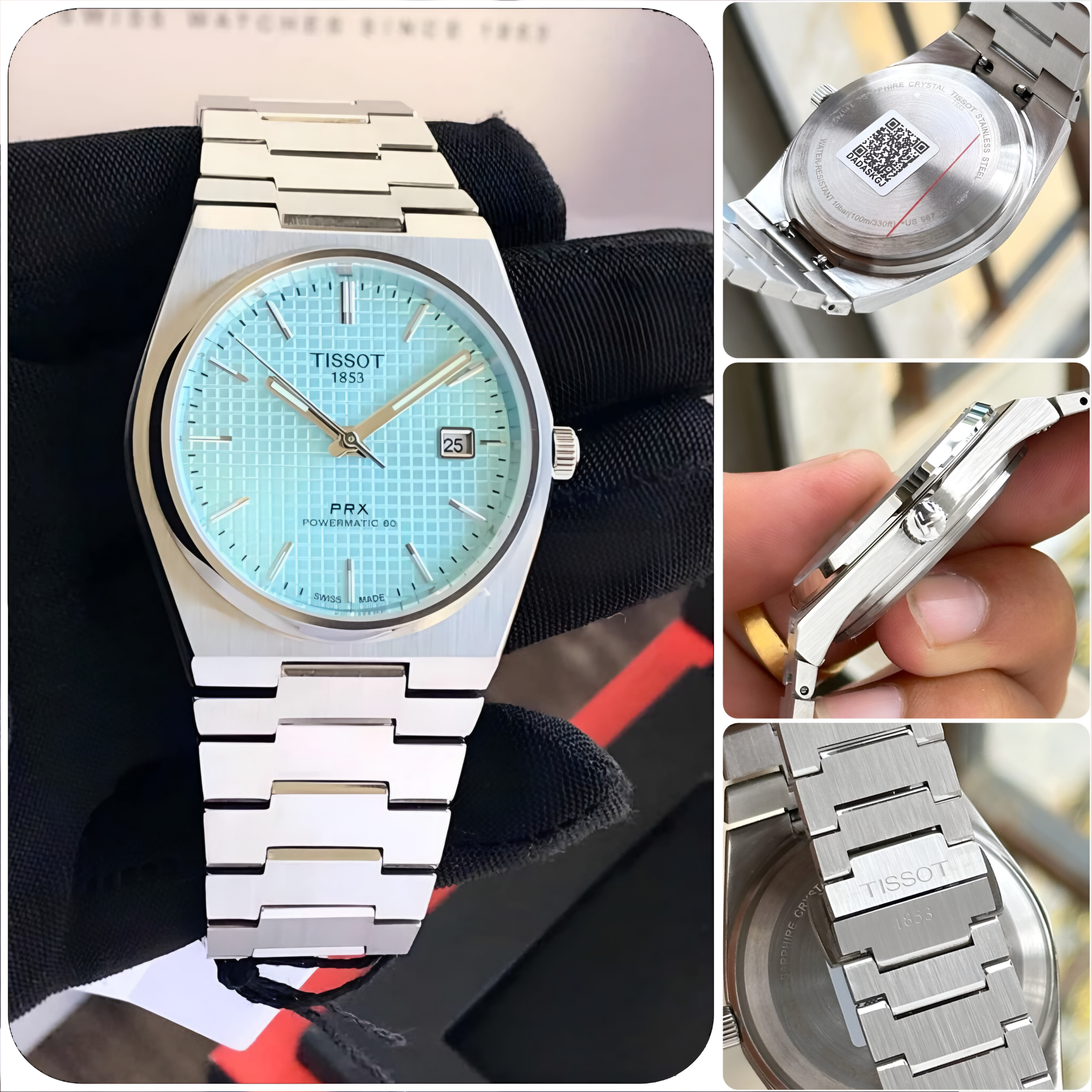 Tissot PRX Quartz Watch – Tiffiny Blue Dial (40mm)