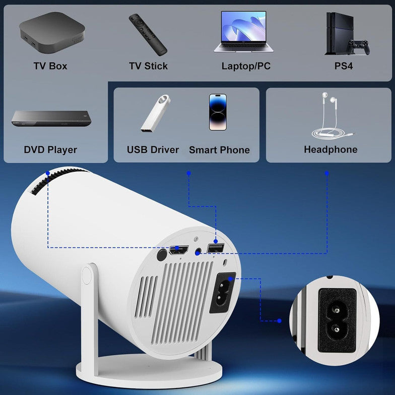 Smart projector - Android 11.0 | 4k support