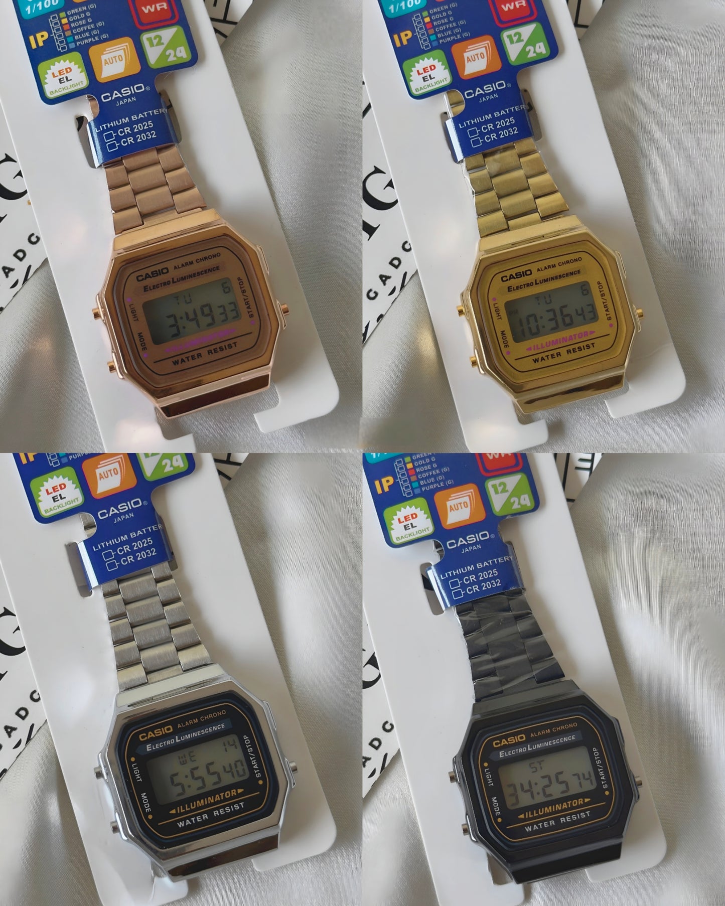 Casio A168 Digital Vintage Watch (Unisex)