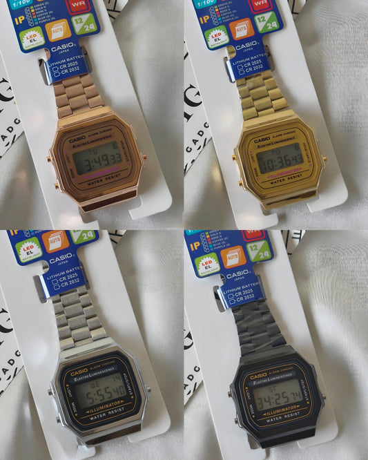 Casio A168 Digital Vintage Watch (Unisex)