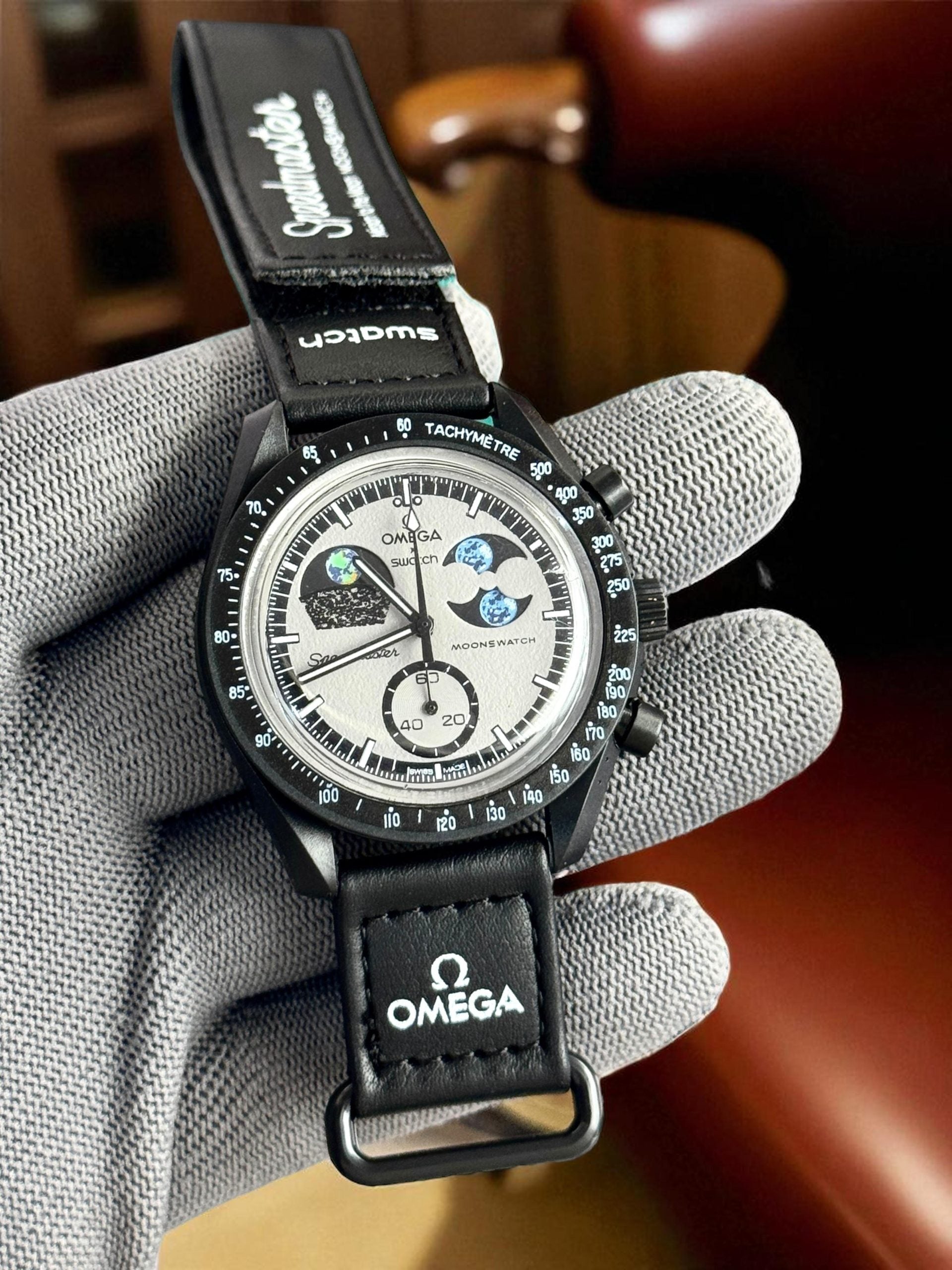 Omega x Swatch – Mission to Moon Bioceramic Watch (unisex)