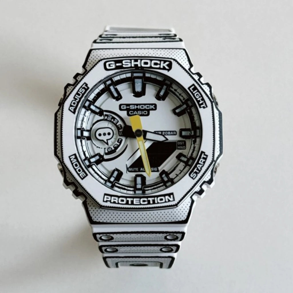 G-Shock Manga Edition (GA-2100MNG-2A) - White