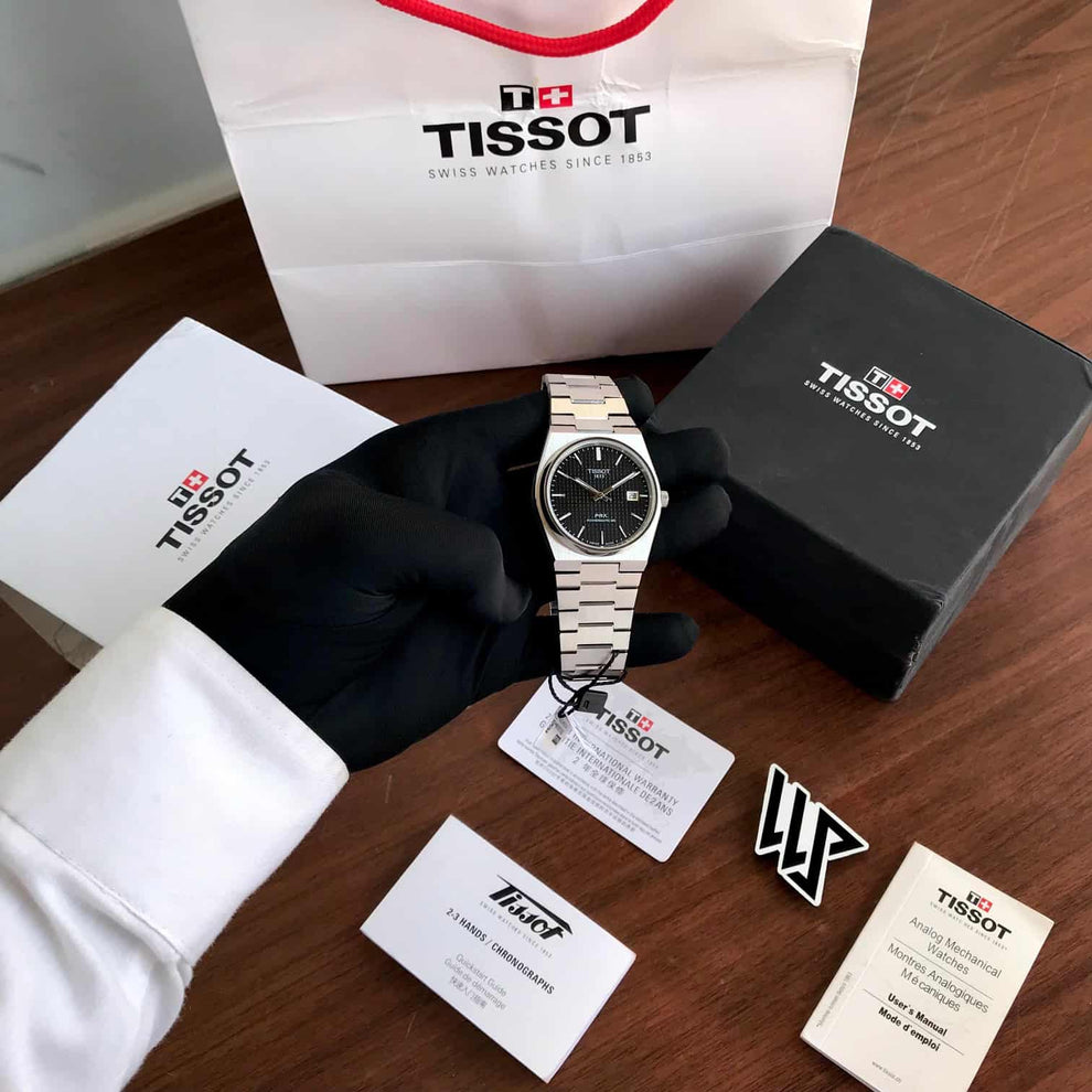 Tissot PRX Quartz Watch – Black Dial (40mm)