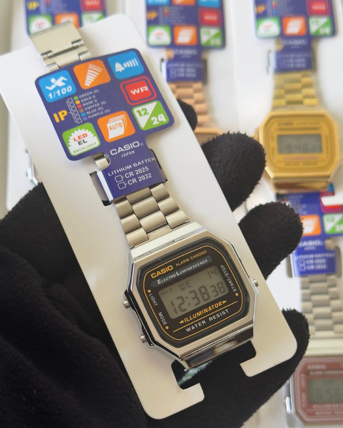 Casio A168 Digital Vintage Watch (Unisex)