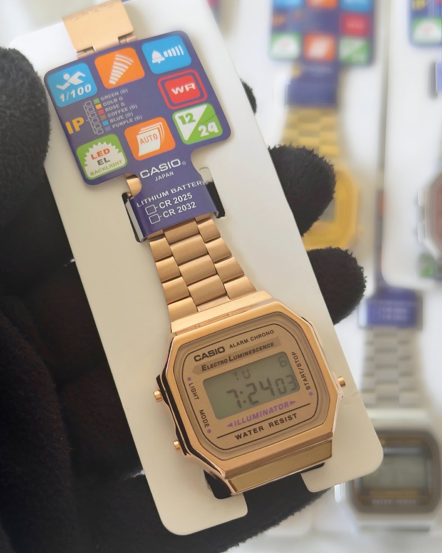 Casio A168 Digital Vintage Watch (Unisex)