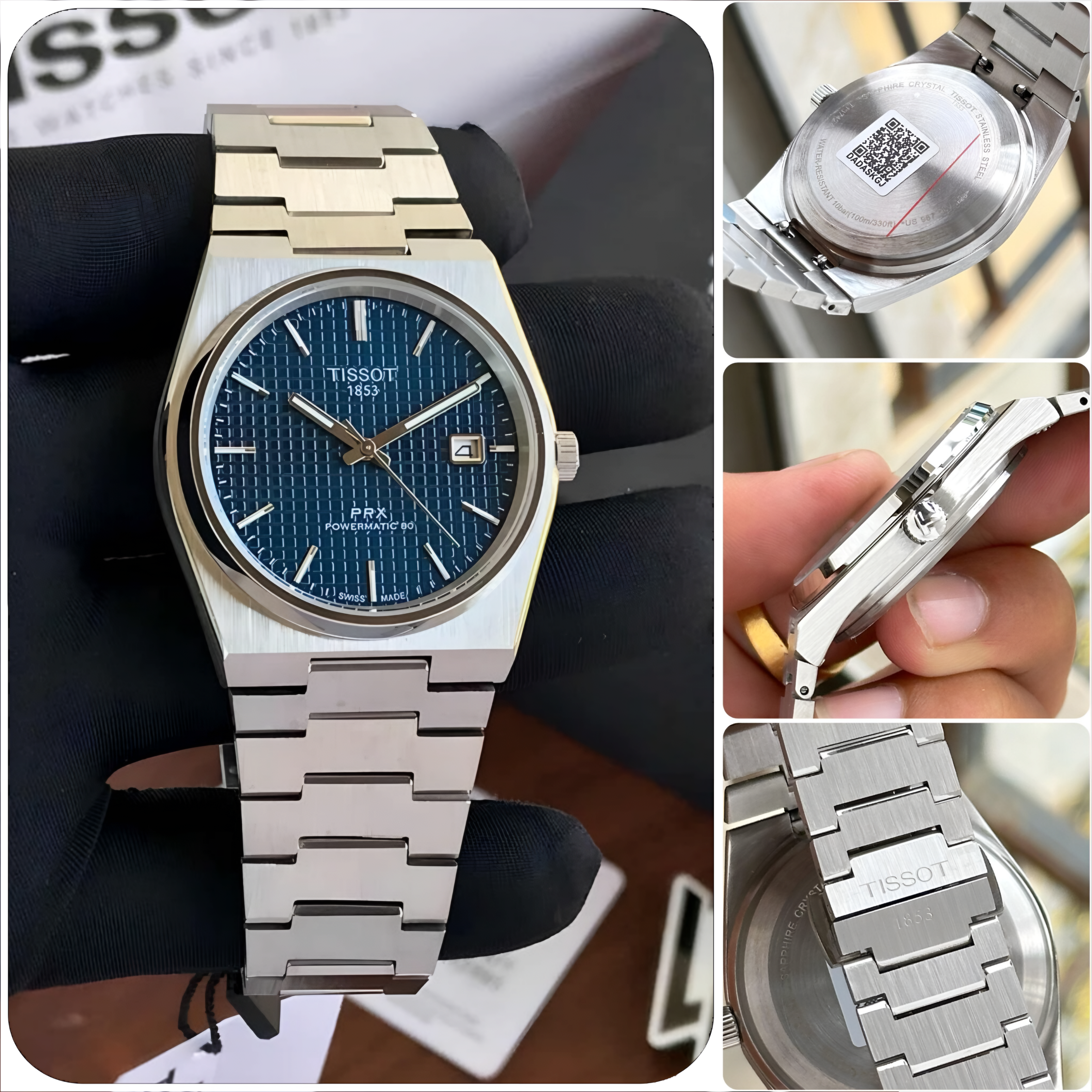 Tissot PRX Quartz Watch – Blue Dial (40mm)