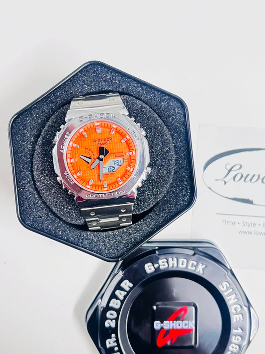 GM-2110D Analog-Digital Stainless Steel Watch