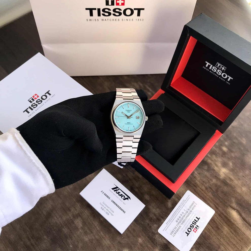 Tissot PRX Quartz Watch – Tiffiny Blue Dial (40mm)