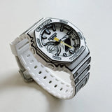 GShock-GA-2100MNG (Analog Digital Watch) - White