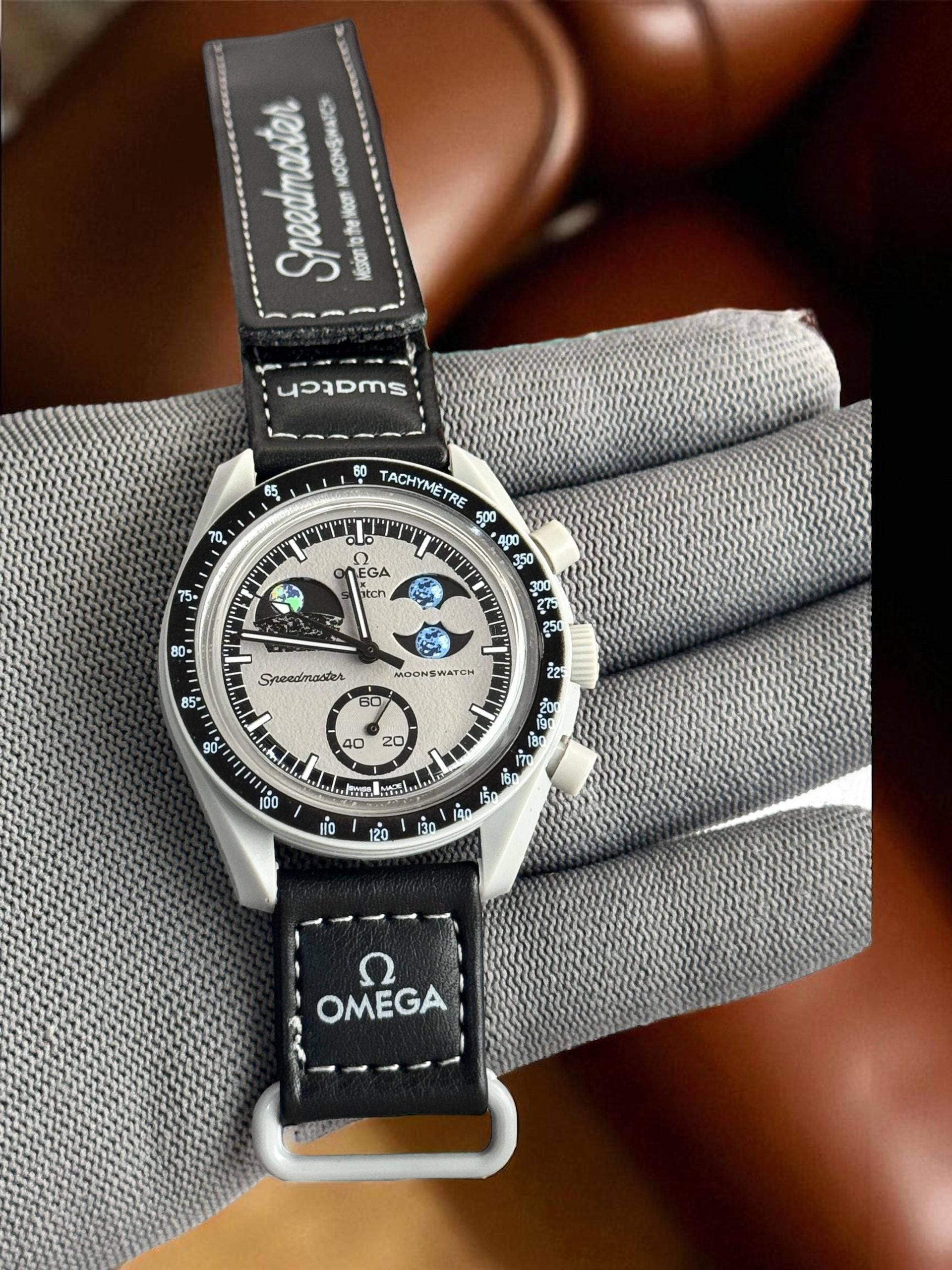 Omega x Swatch – Mission to Moon Bioceramic Watch (unisex)