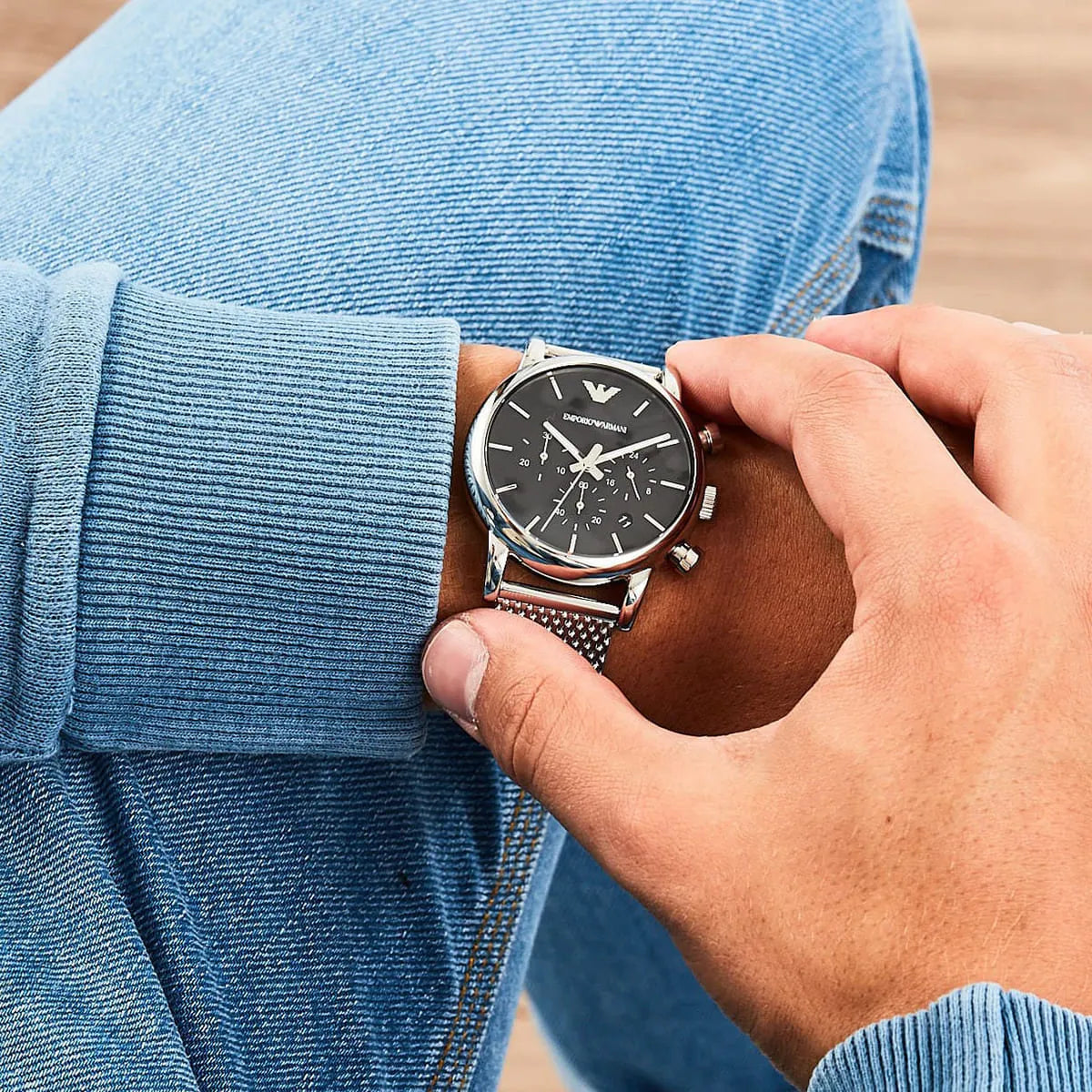 Armani Emporio AR1811 Chronograph Watch for Men