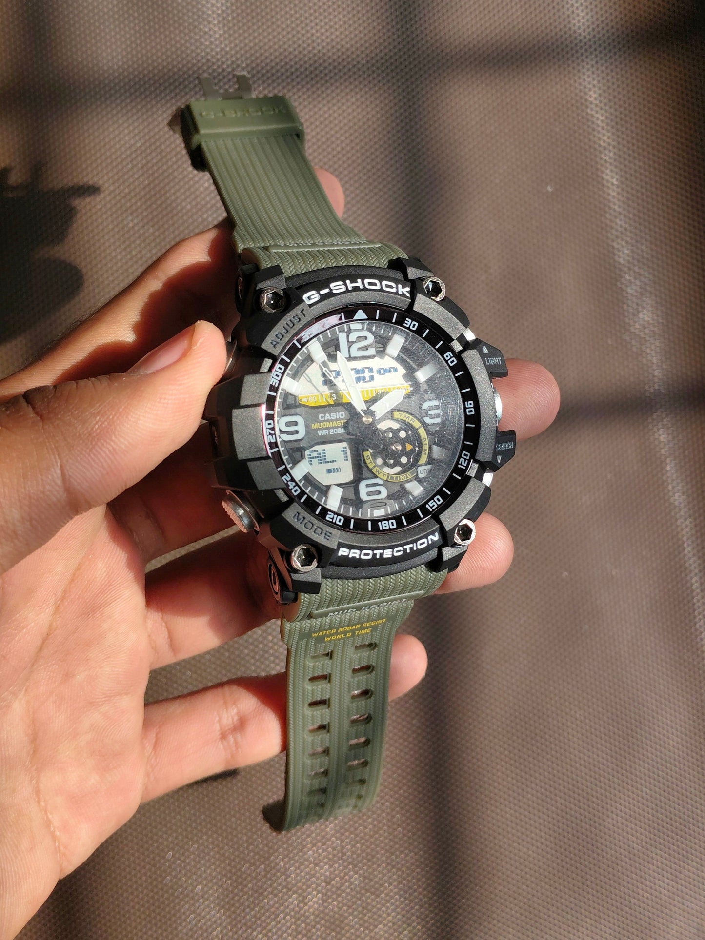 GShock-Mudmaster GG-1000 (Analog Digital Watch)