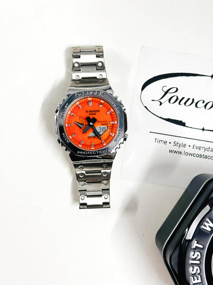GM-2110D Analog-Digital Stainless Steel Watch