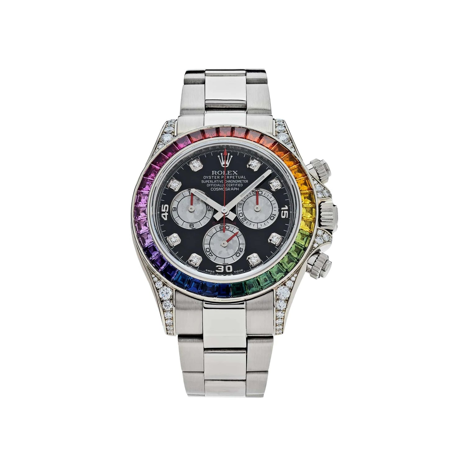 RLX Daytona Rainbow Watch | With OG Box | 1 Year Machine Warranty