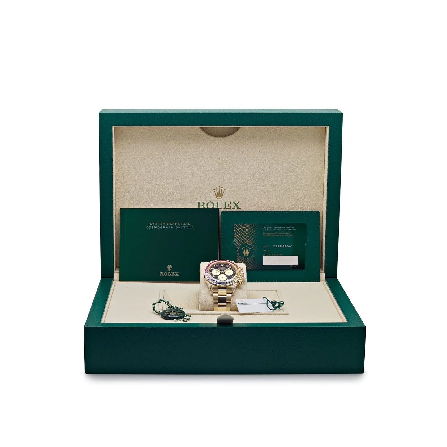 RLX Daytona Rainbow Watch | With OG Box | 1 Year Machine Warranty