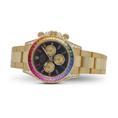 RLX Daytona Rainbow Watch | With OG Box | 1 Year Machine Warranty